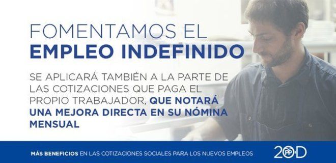 Imatge del cuiner utilitzada pel PP. FOTO: Cedida