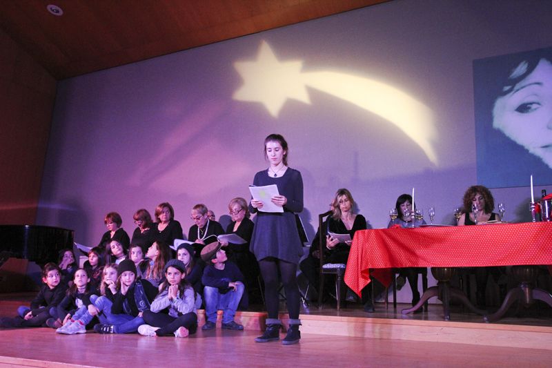 'Per Nadal, fem el poema', a Sant Cugat. FOTO. Estefania Bedmar