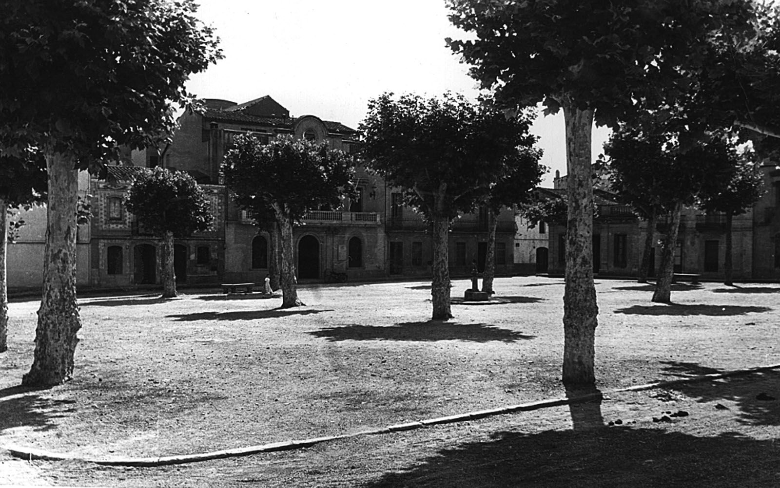 Imatge de la plaça de Barcelona (1940) FOTO: Arxiu