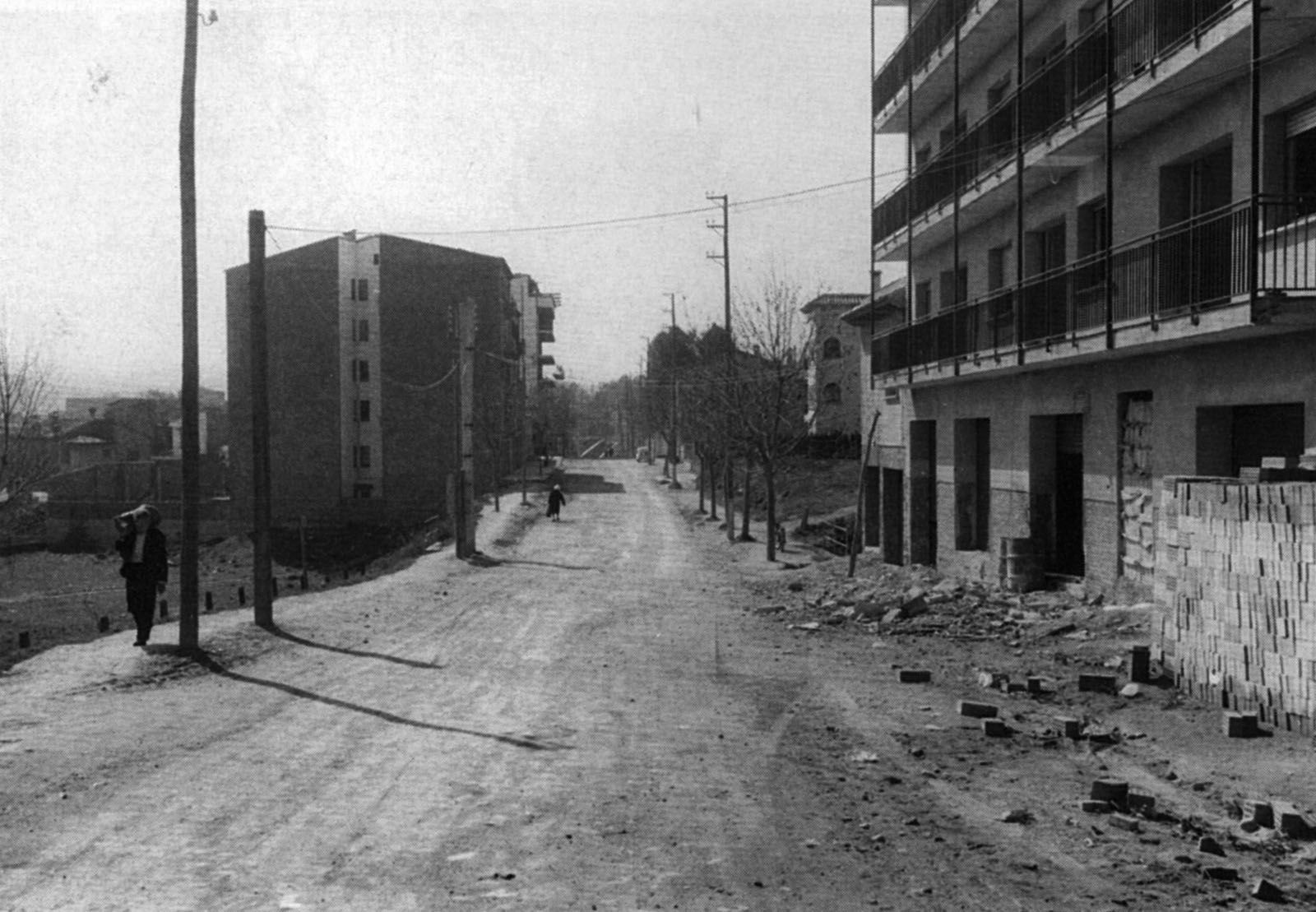 Antic carrer d'Alfonso Sala (1960) FOTO: Arxiu