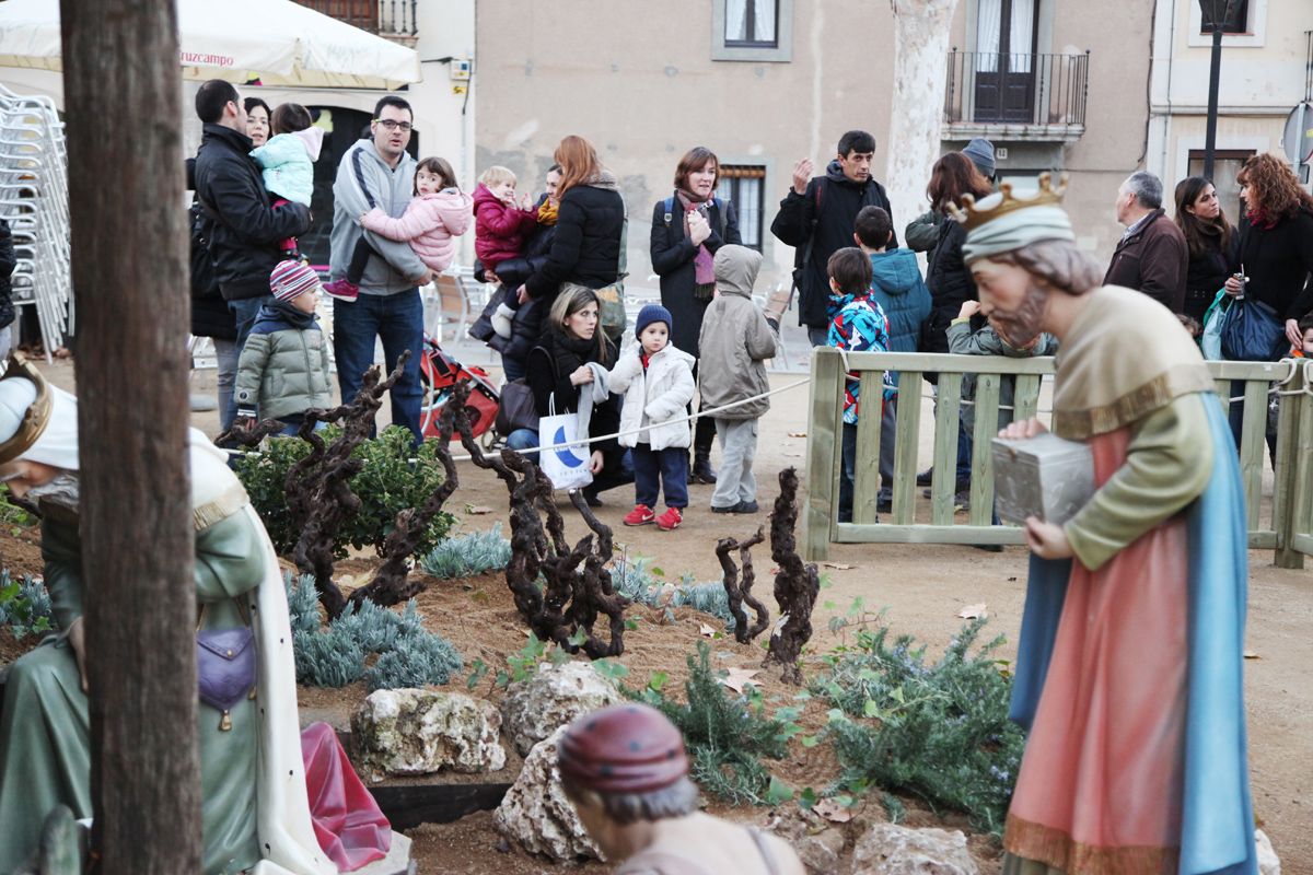 Aquest divendres s'inaugura el Pessebre de la plaça Barcelona FOTO: Lali Puig