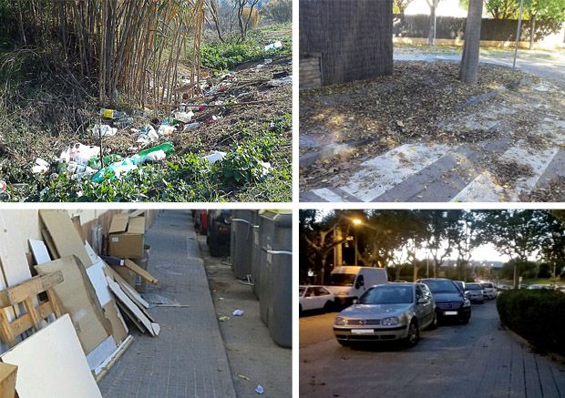 Algunes de les fotodenúncies del mes de desembre. 