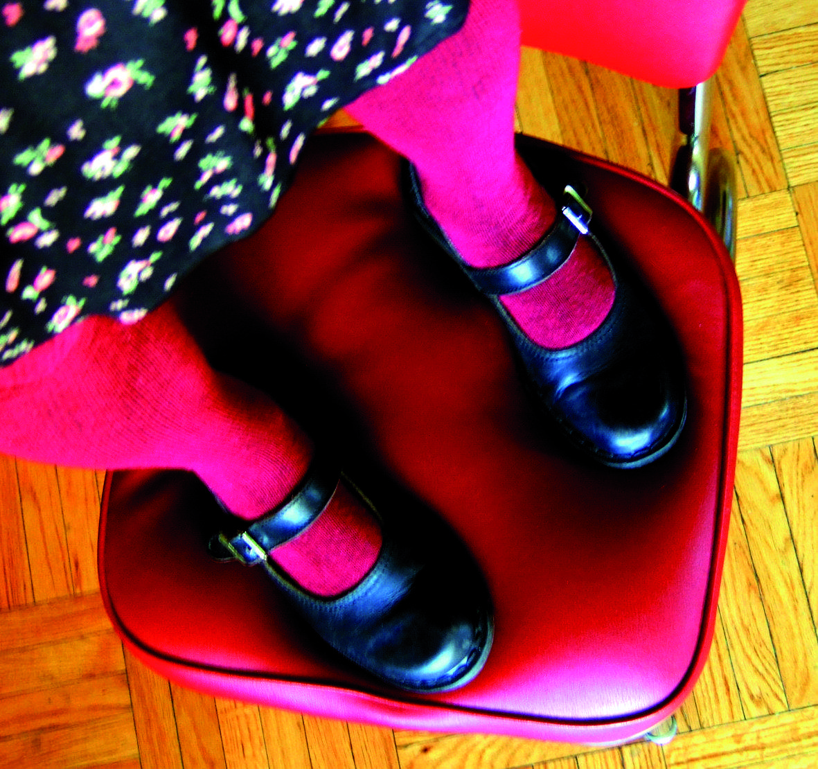 Al dinar de Nadal, els més petits de la casa pugen dalt d'una cadira per recitar el verset. FOTO: Cedida