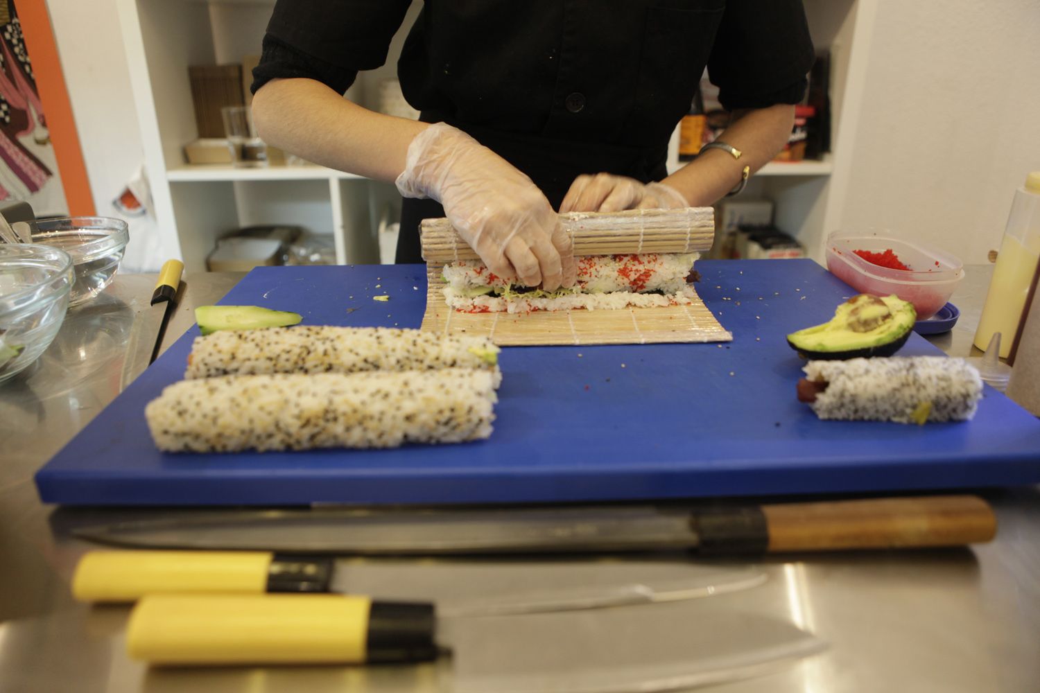 Un bon sushi demana pausa i consciència en el procés d’elaboració. FOTO: Artur Ribera