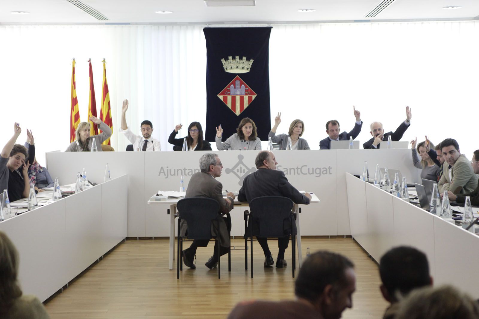 CDC i ERC van votar a favor; PSC, PP i C's es van abstenir i CUP i ICV s'hi van oposar. FOTO: Artur Ribera
