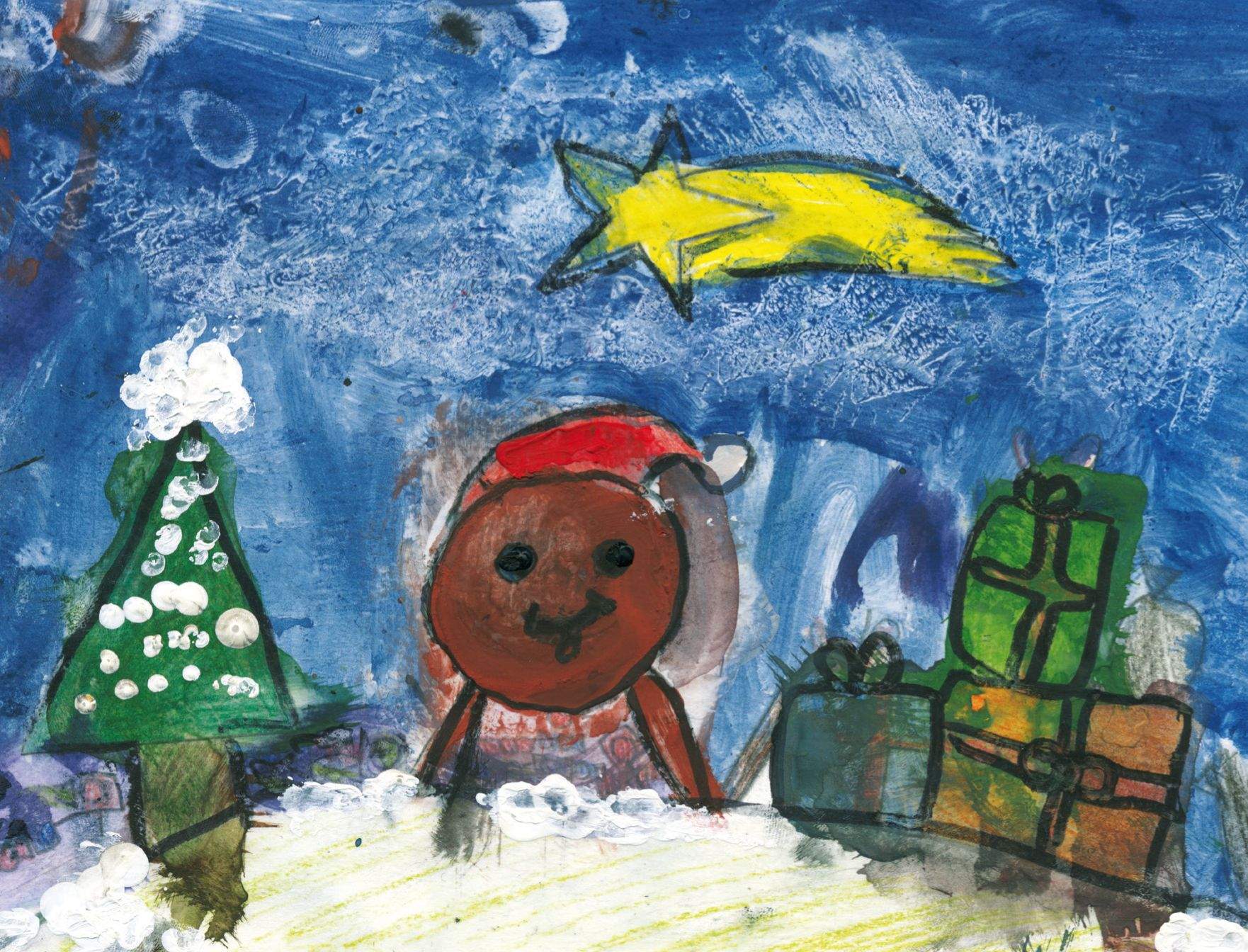 Nadala guanyadora del concurs el 2015, obra de Marc Lleget de l'escola Thau FOTO: Cedida