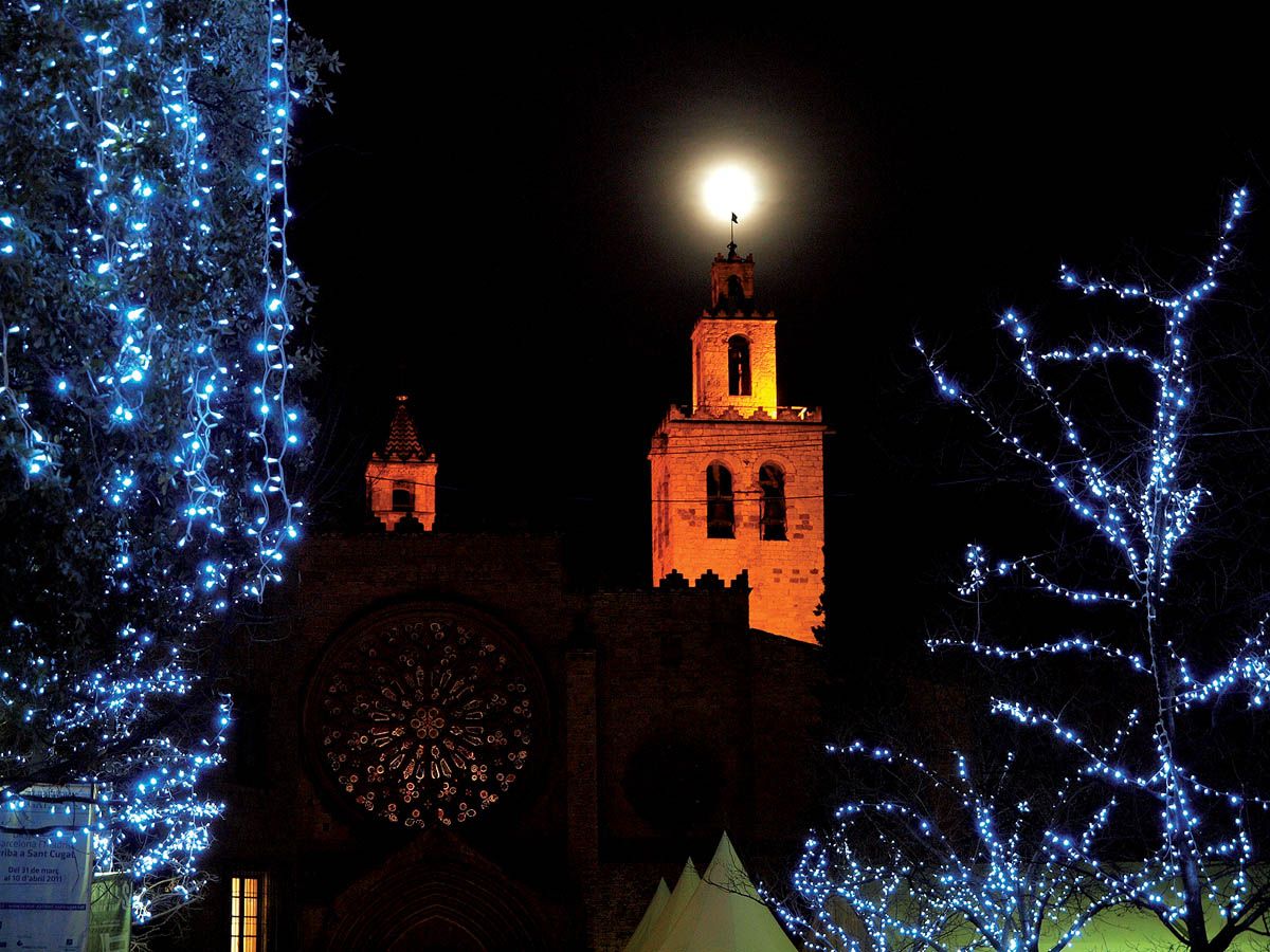 El Monestir ha viscut milers de celebracions de Nadal al seu voltant  Foto: Artur Ribera