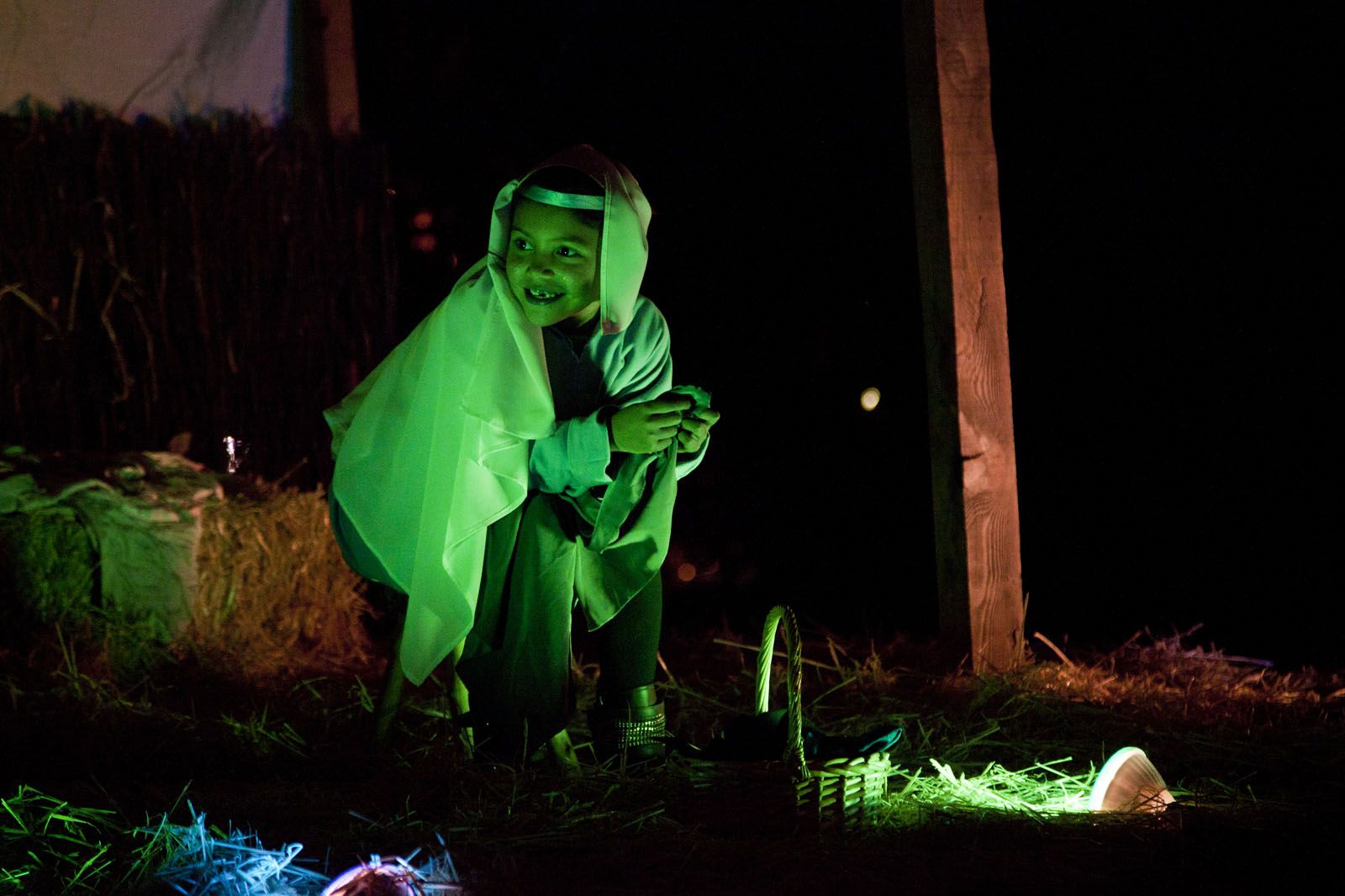 La representació constava de diferents escenaris independents. FOTO: Lali Puig