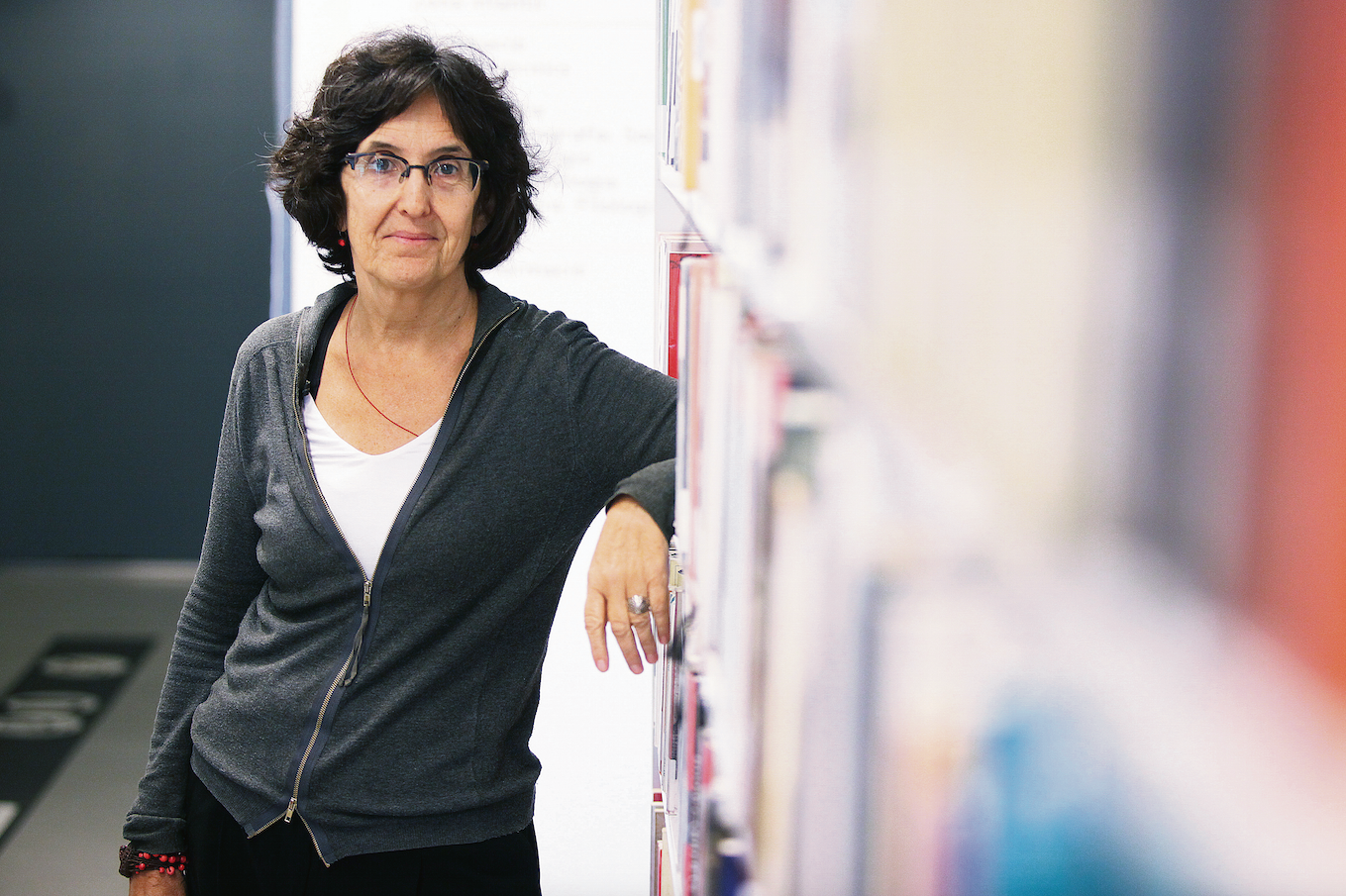 Pepa Forn, en una imatge a la biblioteca Central. FOTO: Lali Puig