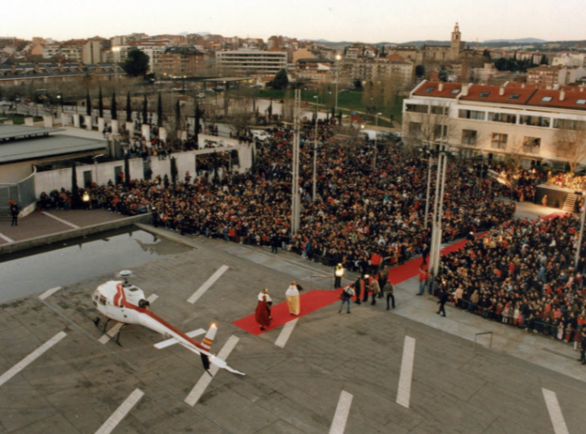 L'arribada dels Tres Reis, en una imatge del 1998. FOTO: Arxiu