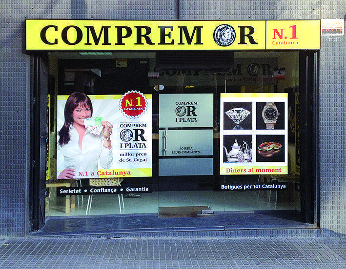 Comprem Or està situat a Lluís Companys. FOTO: Cedida 
