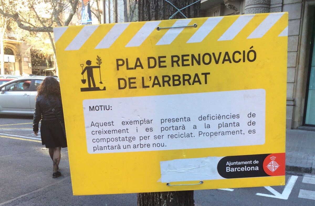 Cartells a Barcelona. FOTO: Cedida