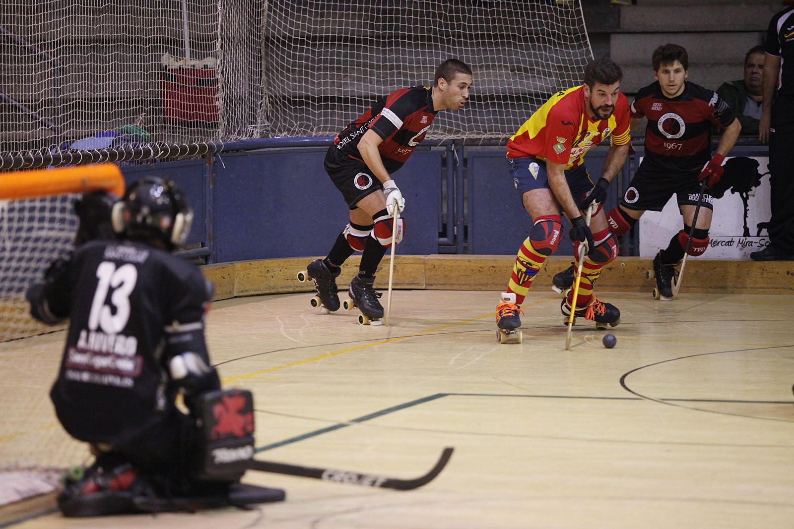 Hoquei sobre patins: PHC Sant Cugat vs CP Tordera a la ZEM Rambla del Celler. FOTOS: Lali Puig