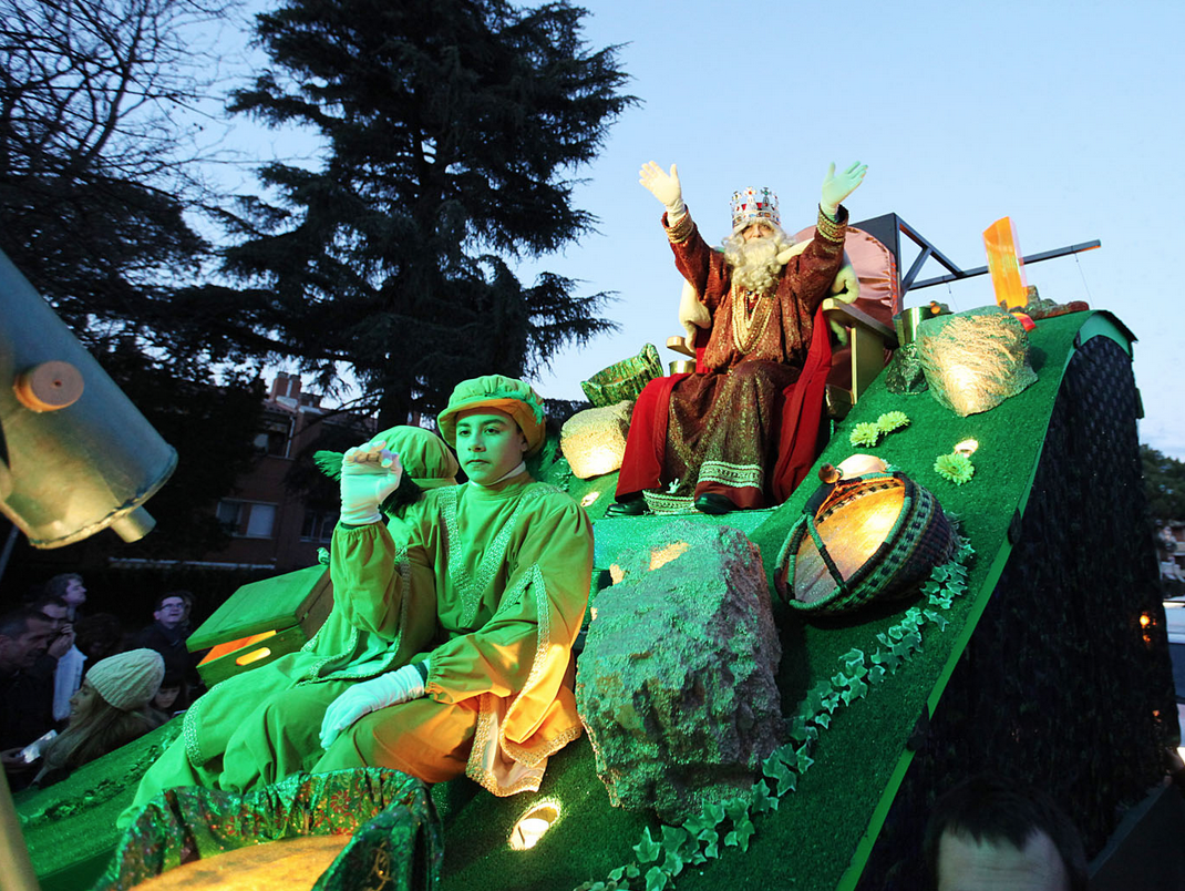 Moment de la cavalcada. FOTO: Lali Puig