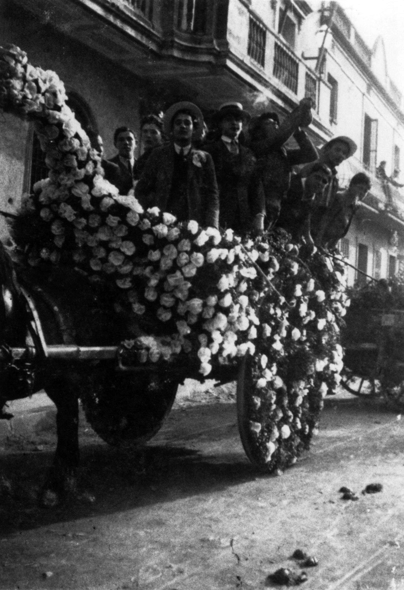 La Colla a St. Antoni. (1946). FOTO: Arxiu