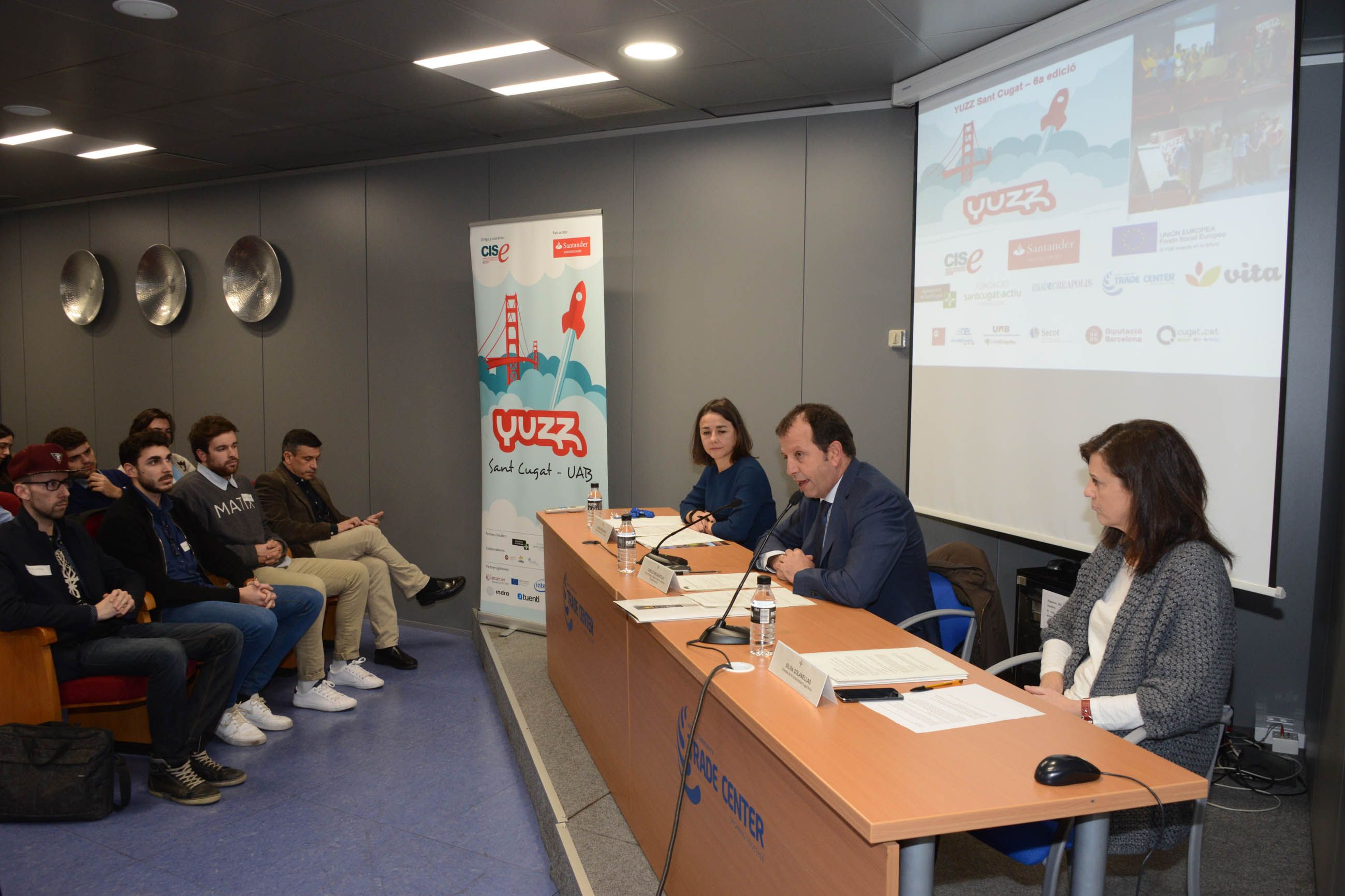 El SC Trade Centre ha acollit la presentació de la vintena de projectes participants al Yuzz Sant Cugat. FOTO: Localpres