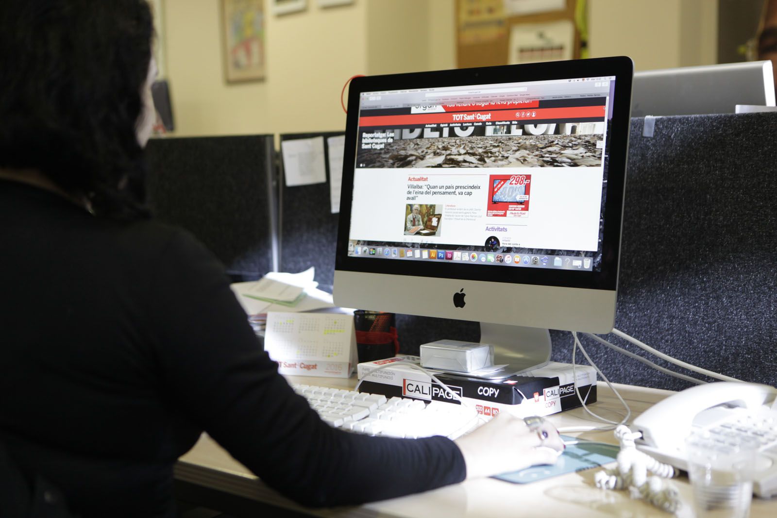 El TOT ha començat una nova tapa amb més continguts en l'edició de paper FOTO. Artur Ribera