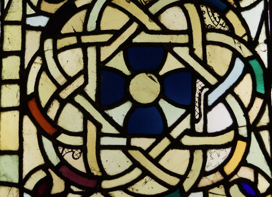 Fragment del vitrall restaurat. FOTO: Cedida