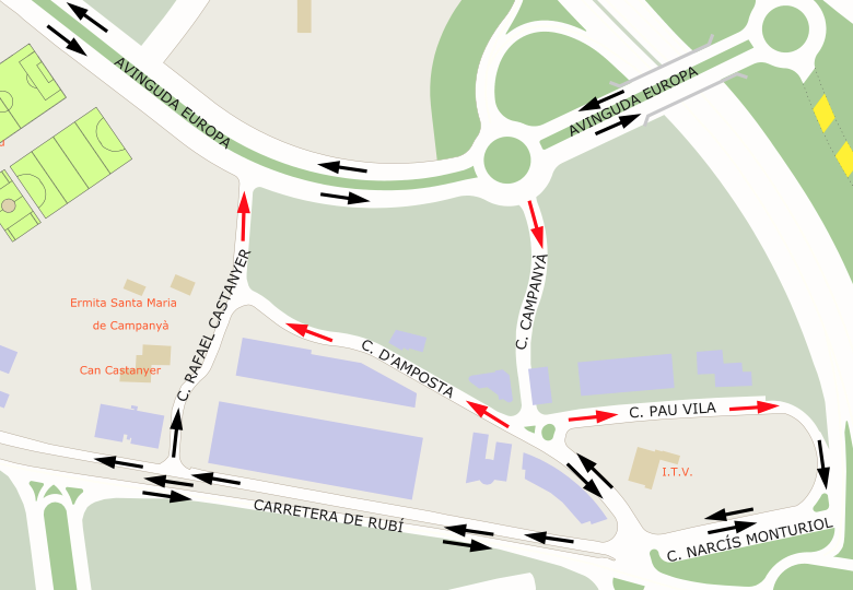 Imatge dels canvis fets en aquest sector. FOTO: Cedida