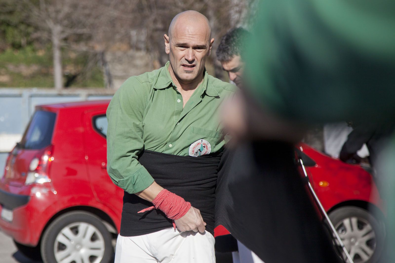Raül Romeva llueix des de fa anys la camisa dels Gausacs  FOTO: Lali Puig