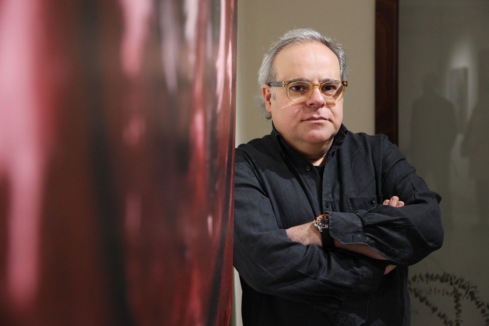 Jordi Costa és l'autor de l'exposició. FOTO: Lali Puig