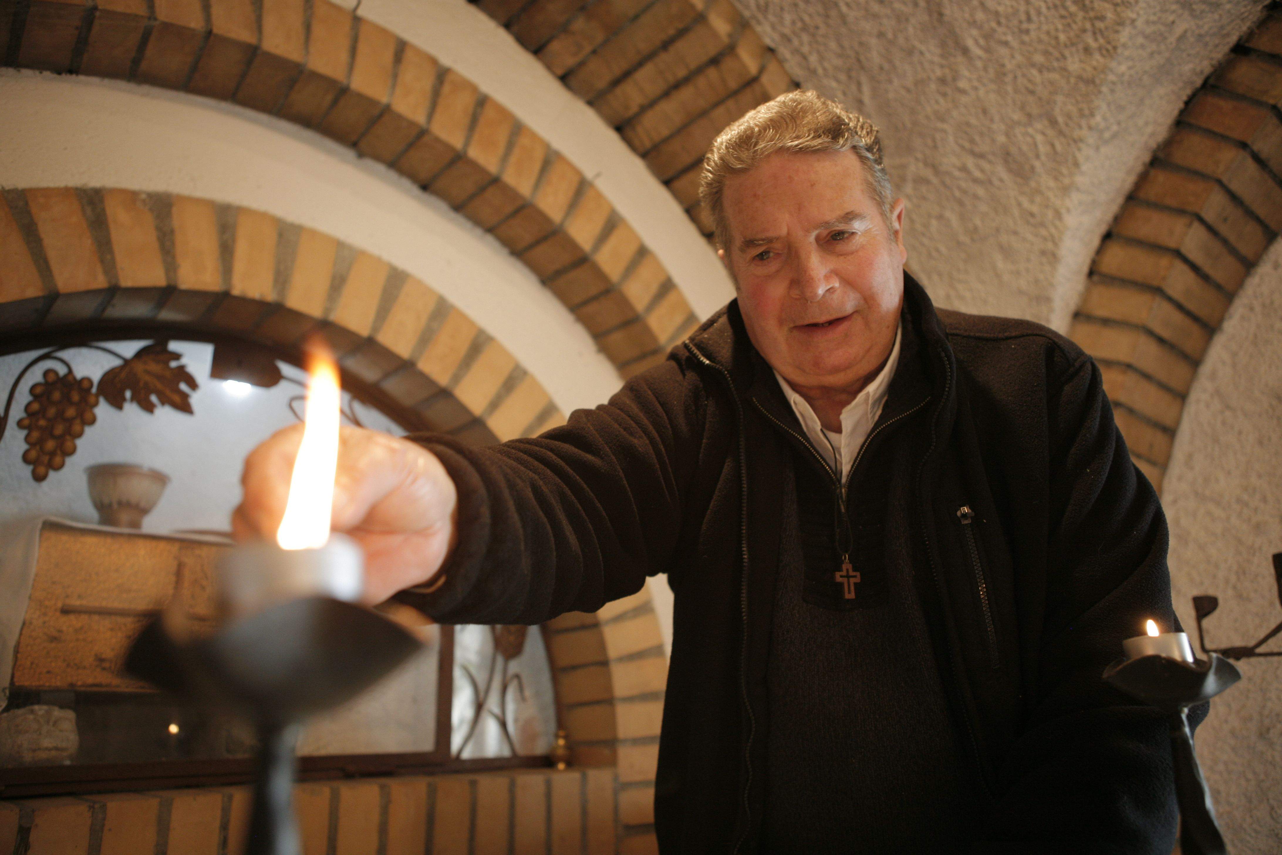 Mossèn Pere, en una imatge de 2014. FOTO: Artur Ribera