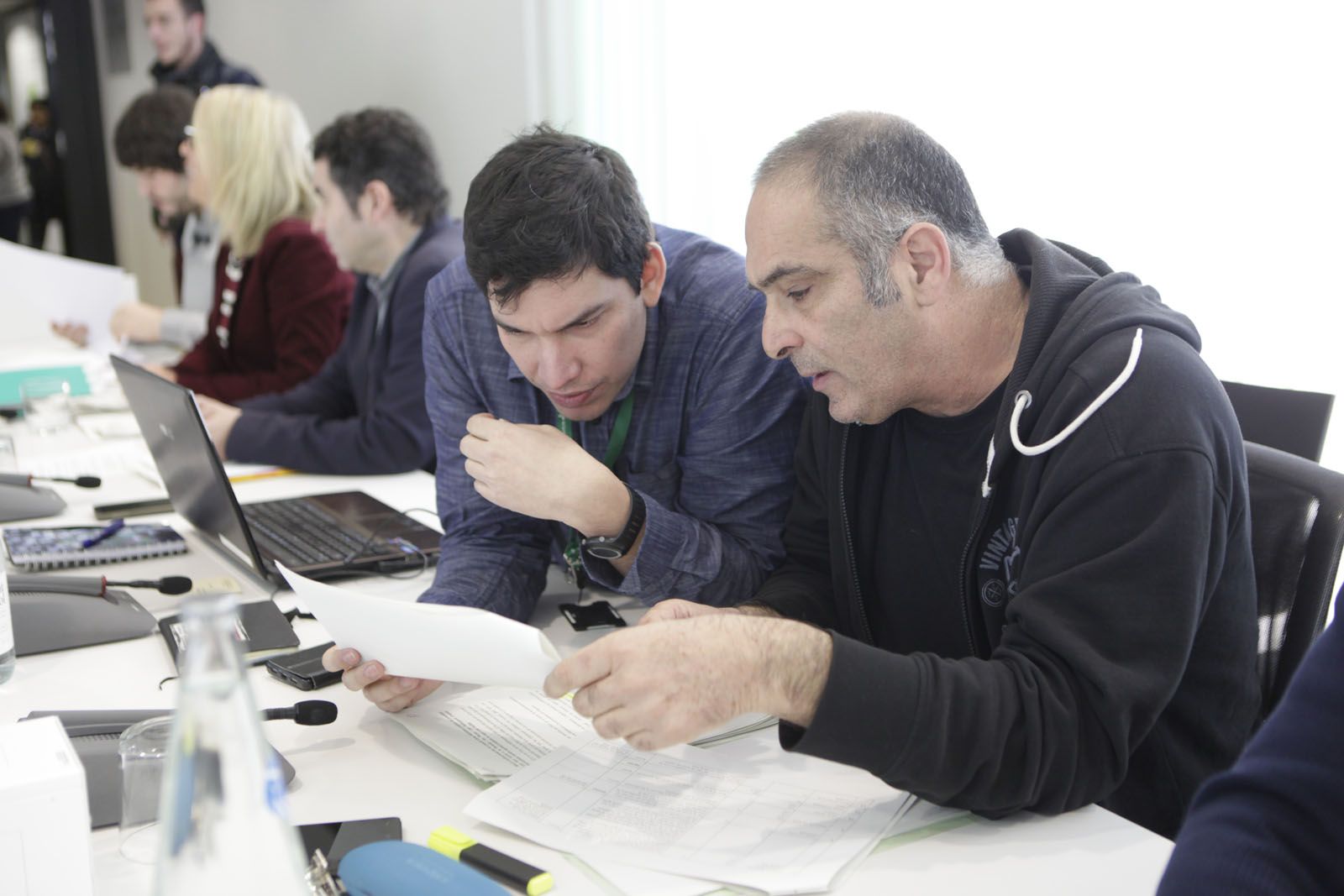 Defranc i Piqué, regidors de CUP-PC FOTO: Artur Ribera