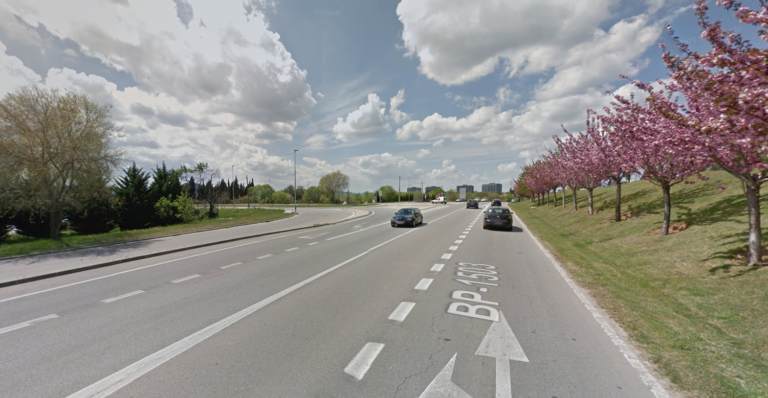 Carretera que uneix Sant Cugat amb Rubí. FOTO: Cedida