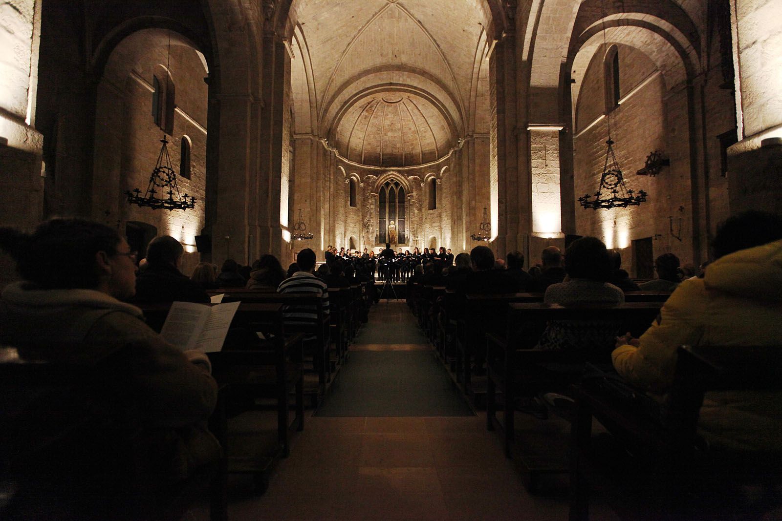 Concert: PAX Cor de Cambra  dins el 4t Cicle de música sacra coral al Monestir. FOTOS: Lali Puig