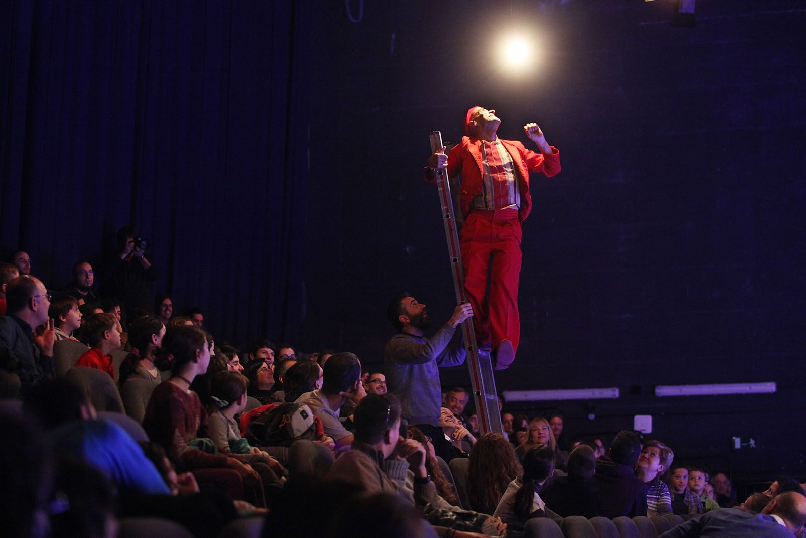  Circ: 'El Clown Leandre i els Barcelona Clarinet Players. Idees de fred' al Teatre-Auditori. FOTOS: Lali Puig
