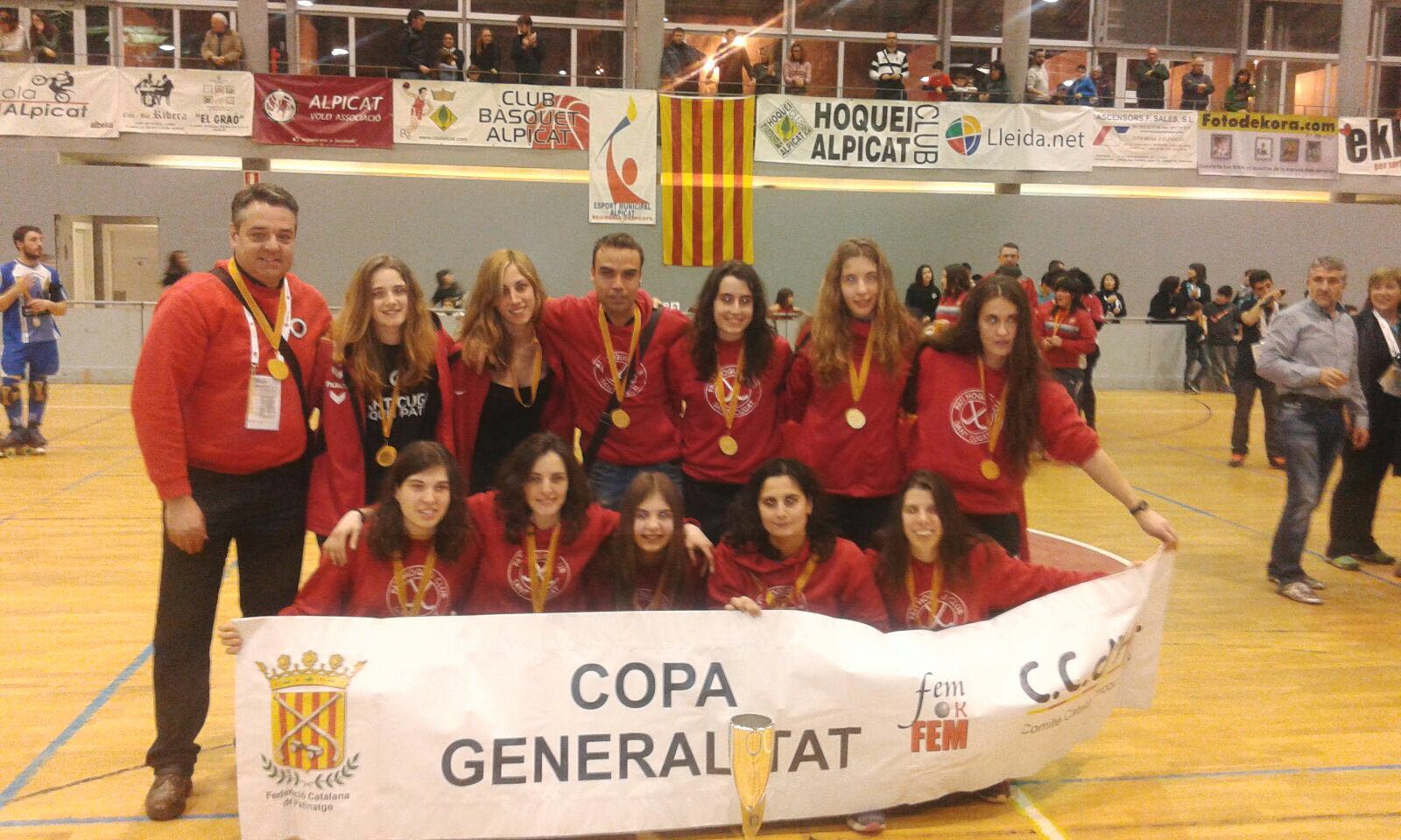 El PHC Sant Cugat , campió de la 7a Copa Generalitat. FOTO: PHC Sant Cugat