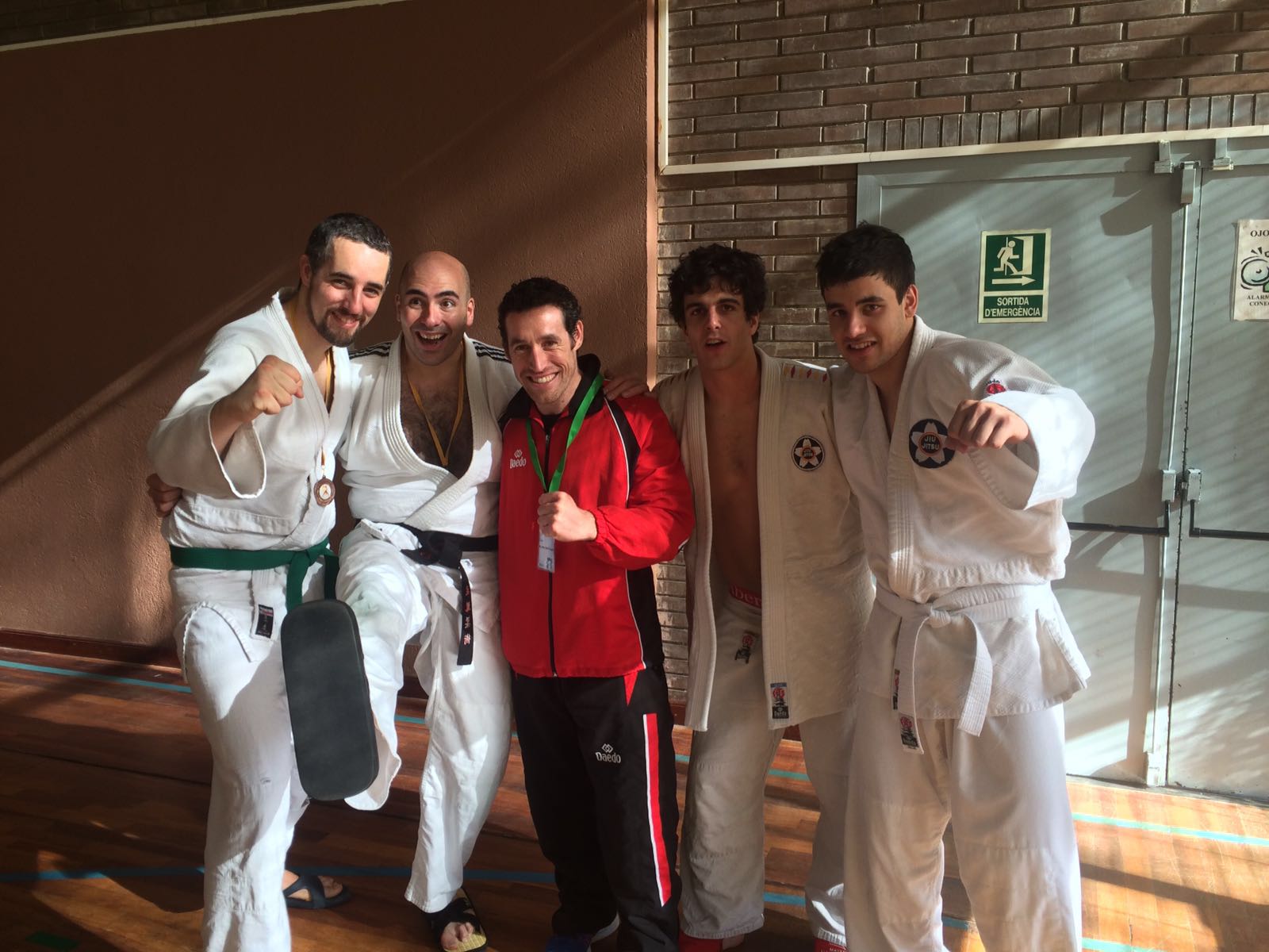 Els quatre representants del Club Jiu-Jitsu Sant Cugat al català. FOTO: Club Jiu-Jitsu Sant Cugat