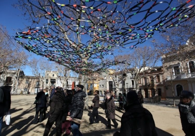 Una celebración de la Diada de la Noviolència. FOTO: Lali Puig