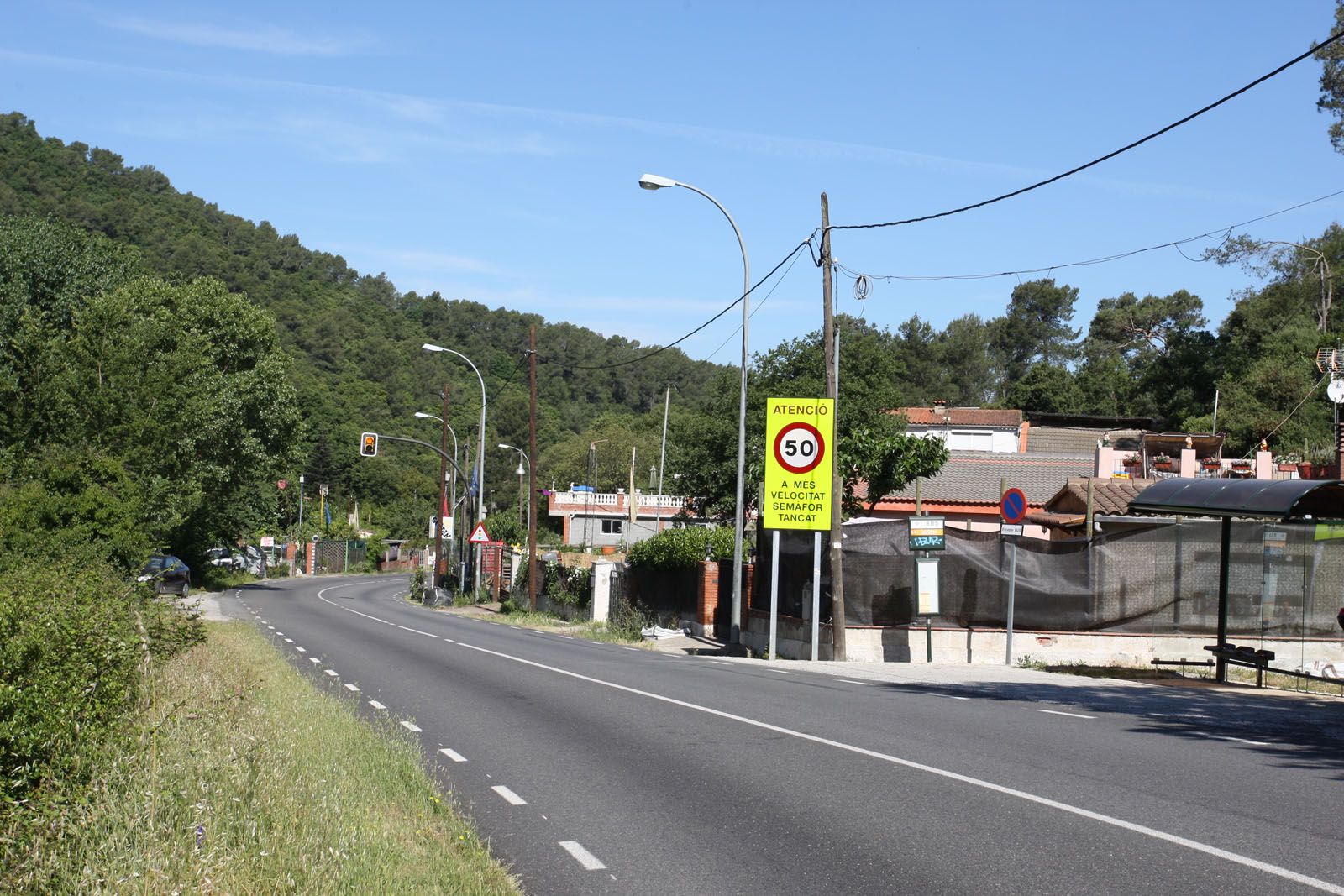 Can Borrull és un dels barris de les Planes i està situat a tocar de la carretera de Vallvidrera. FOTO: Artur Ribera