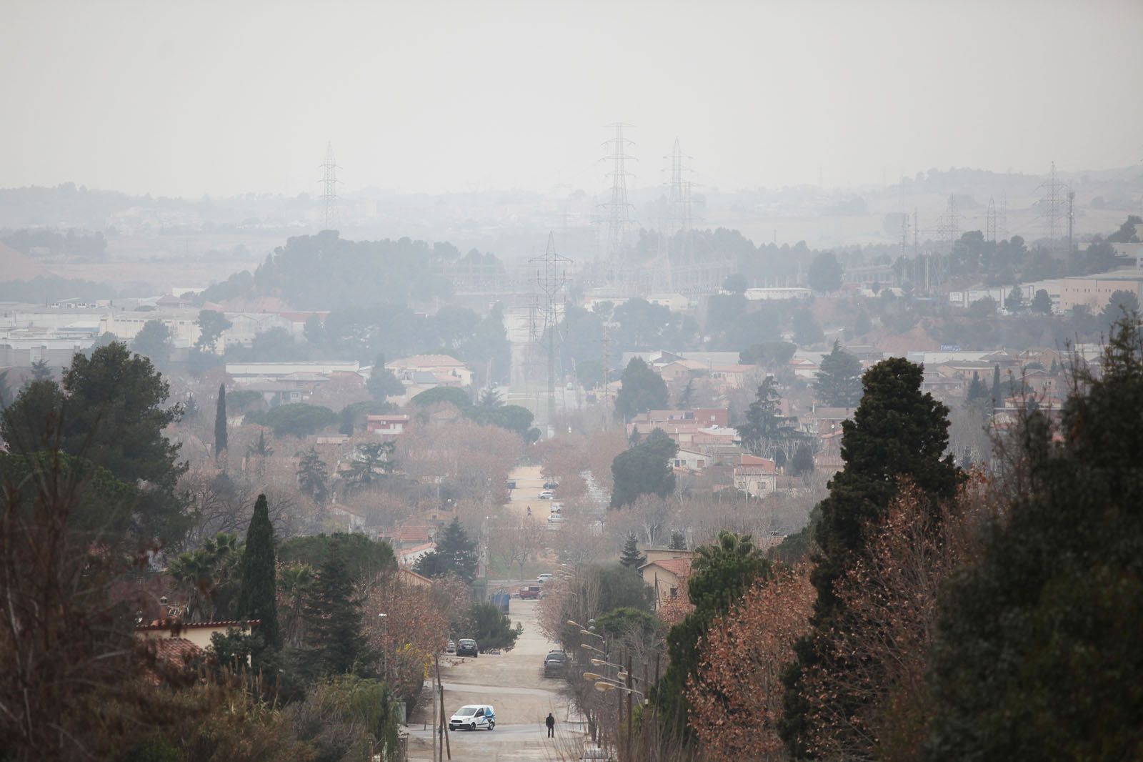 Cel enterbolit (vistes des de Valldoreix). FOTO: Lali Puig