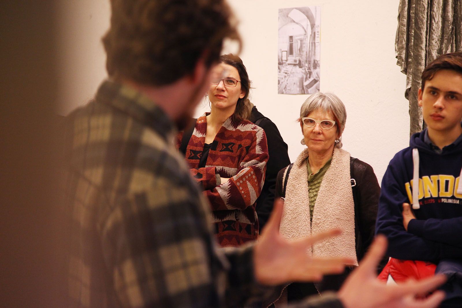  Ruta per l’art contemporani amb visita de l’exposició “¡Cómo se agita la mía al verla!” a La Puntual.  FOTOS: Lali Puig