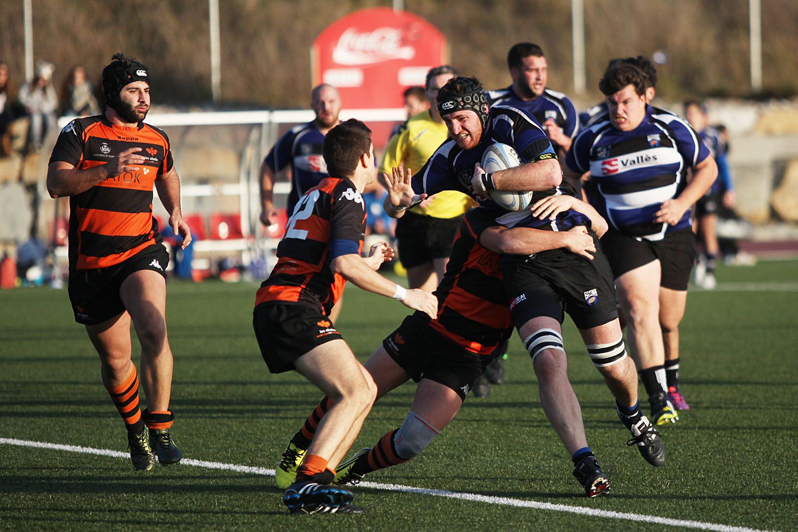 El Club de Rugby Sant Cugat ha guanyat el CP Les Abelles de València per 50 punts a 10 FOTO: Lali Puig
