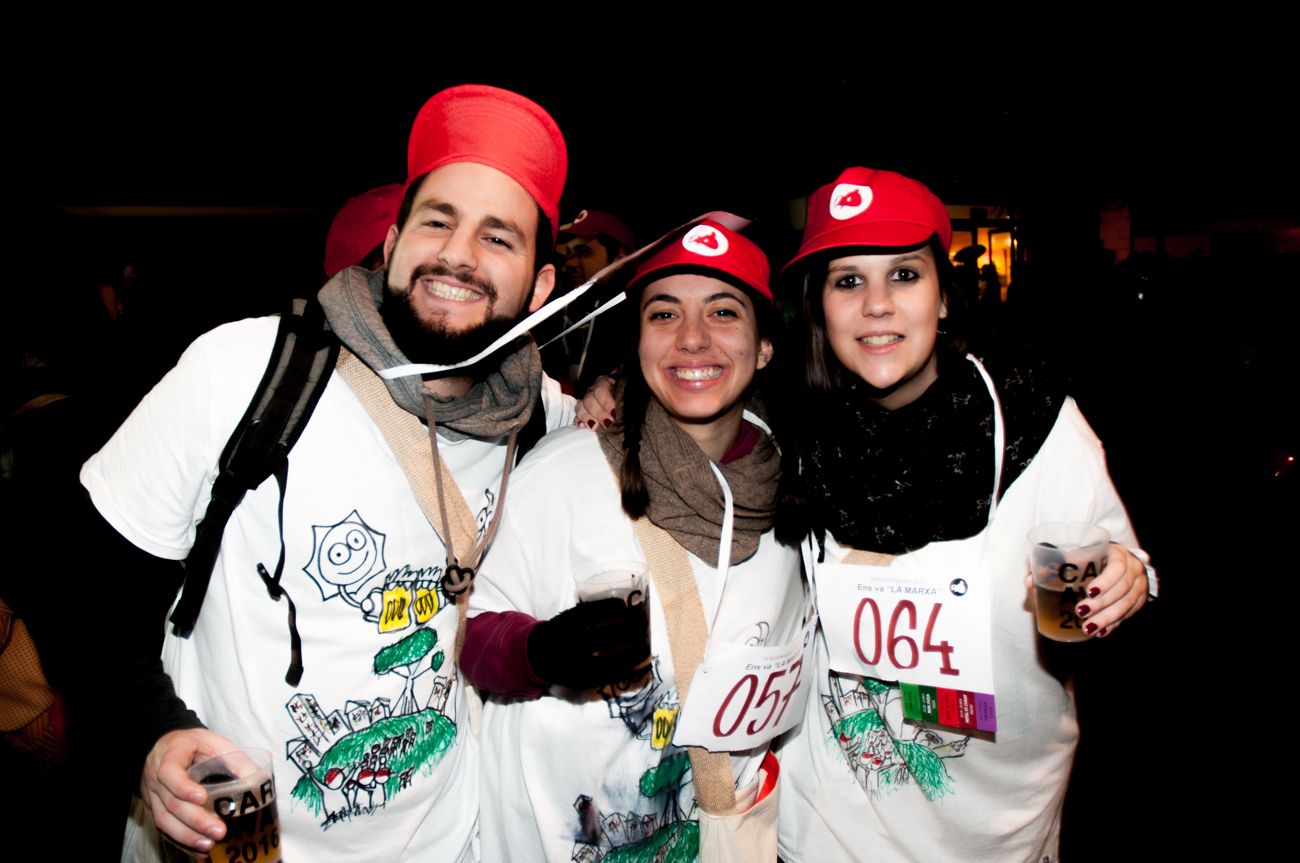 Molts dels participants anaven caracteritzats com els marxants FOTO: David Molina 