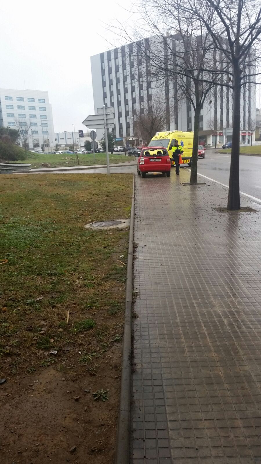 El SEM s'ha desplaçat al lloc. FOTO: Cedida