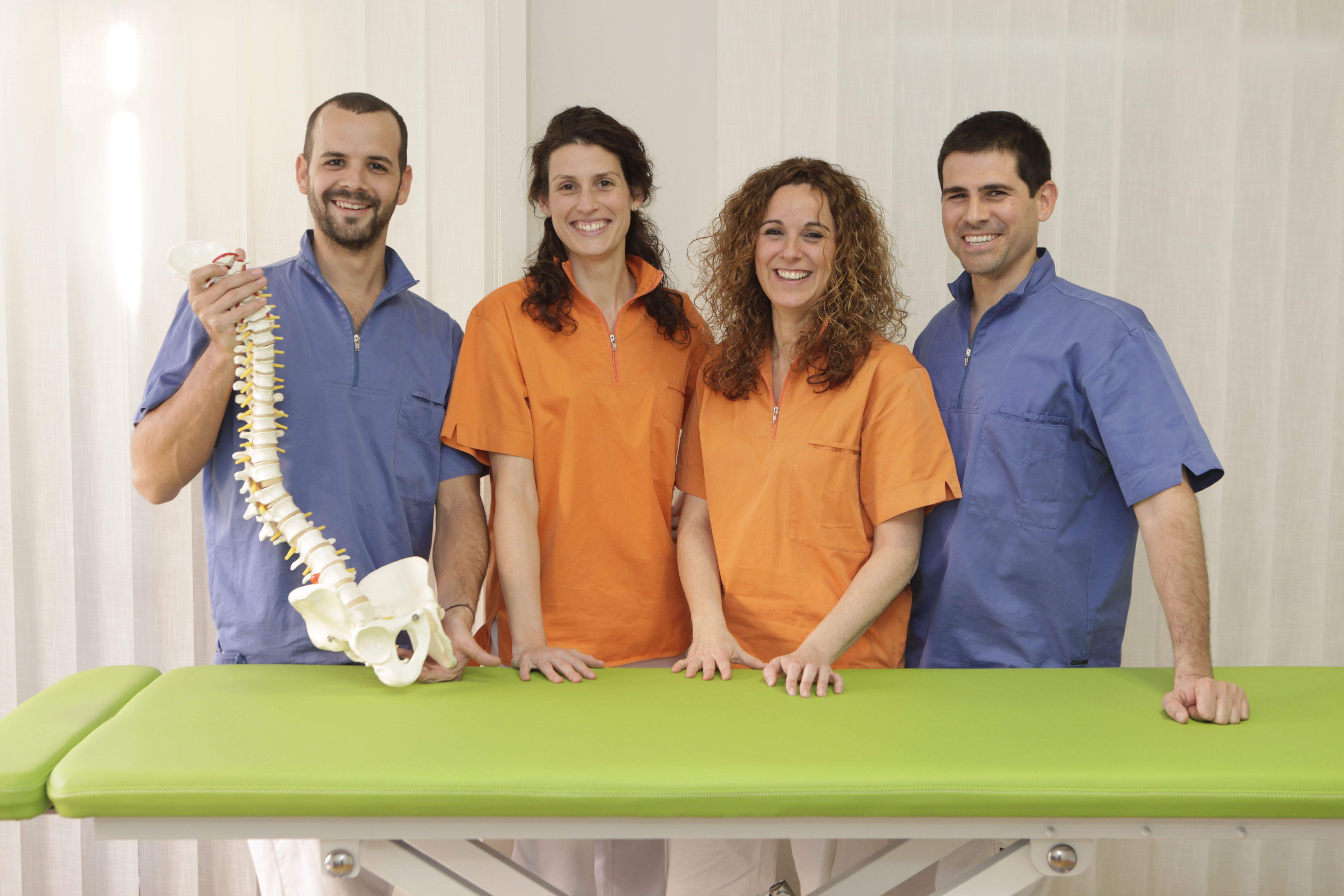 L'equip de professionals d'Osteopatia Sant Cugat FOTO: Artur Ribera 