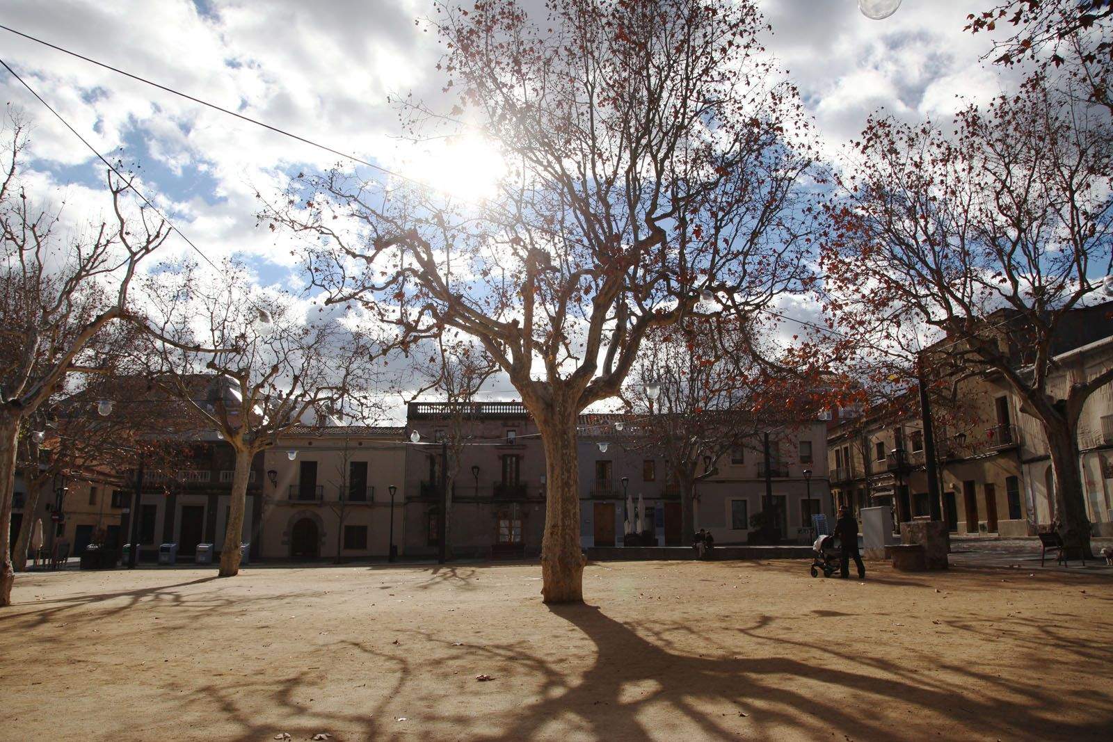 Matins a la Plaça Barcelona. FOTO: Lali Puig