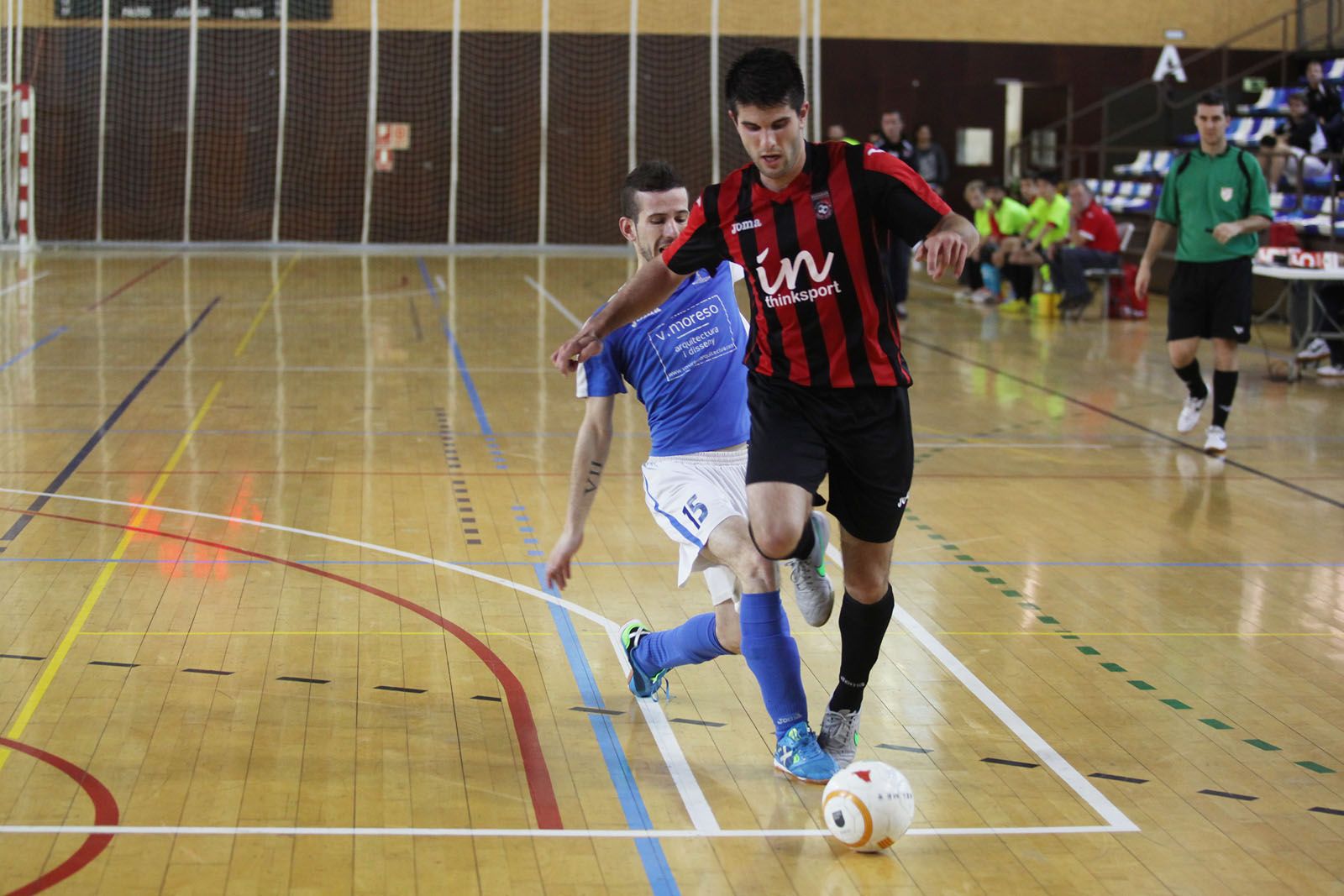 Enric Sánchez ha estat l'autor de 2 dels 5 gols del FS Sant Cugat davant L'Aldea FOTO: Lali Puig