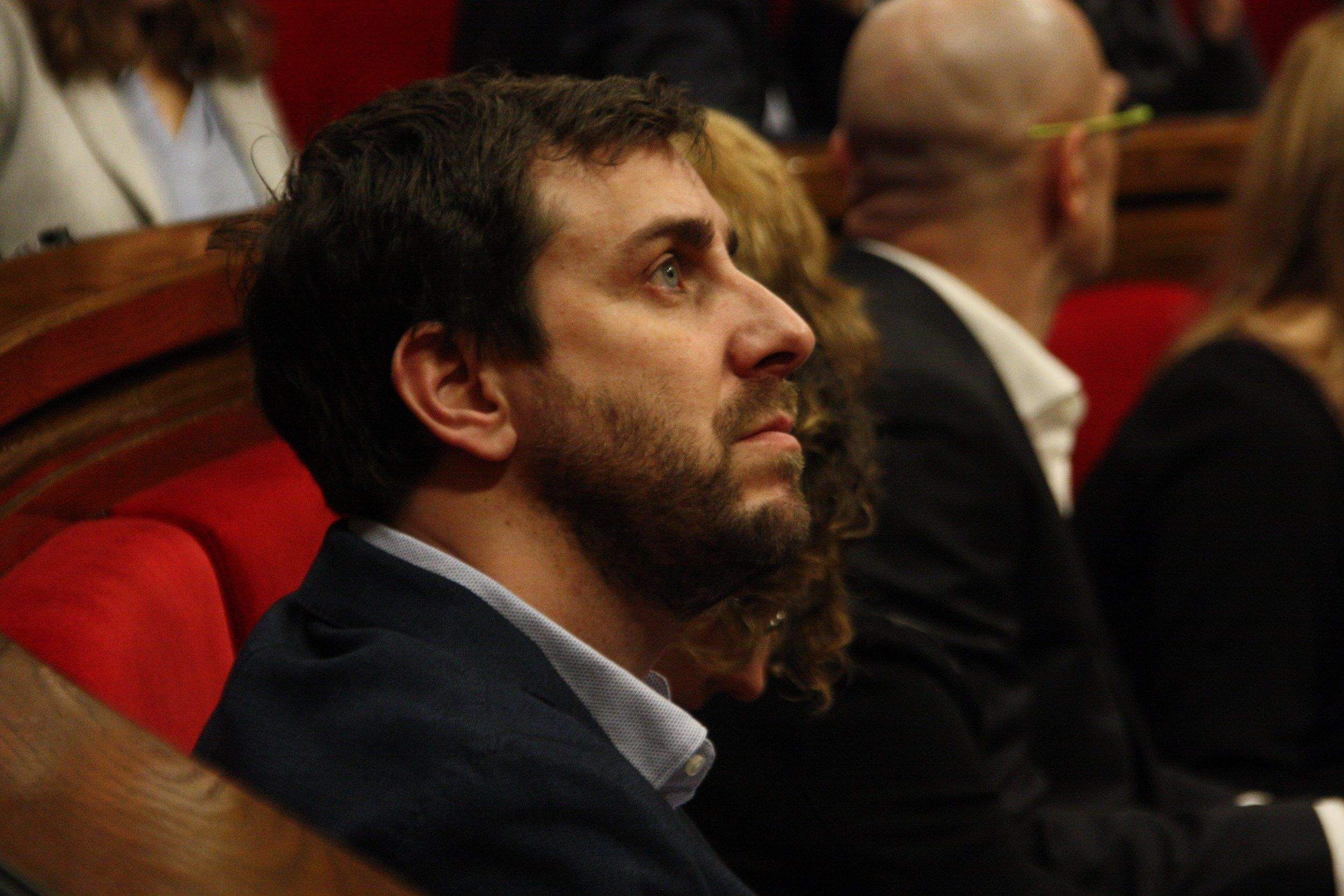 Comín, en una sessió parlamentària FOTO: Patricia Mateos/ACN