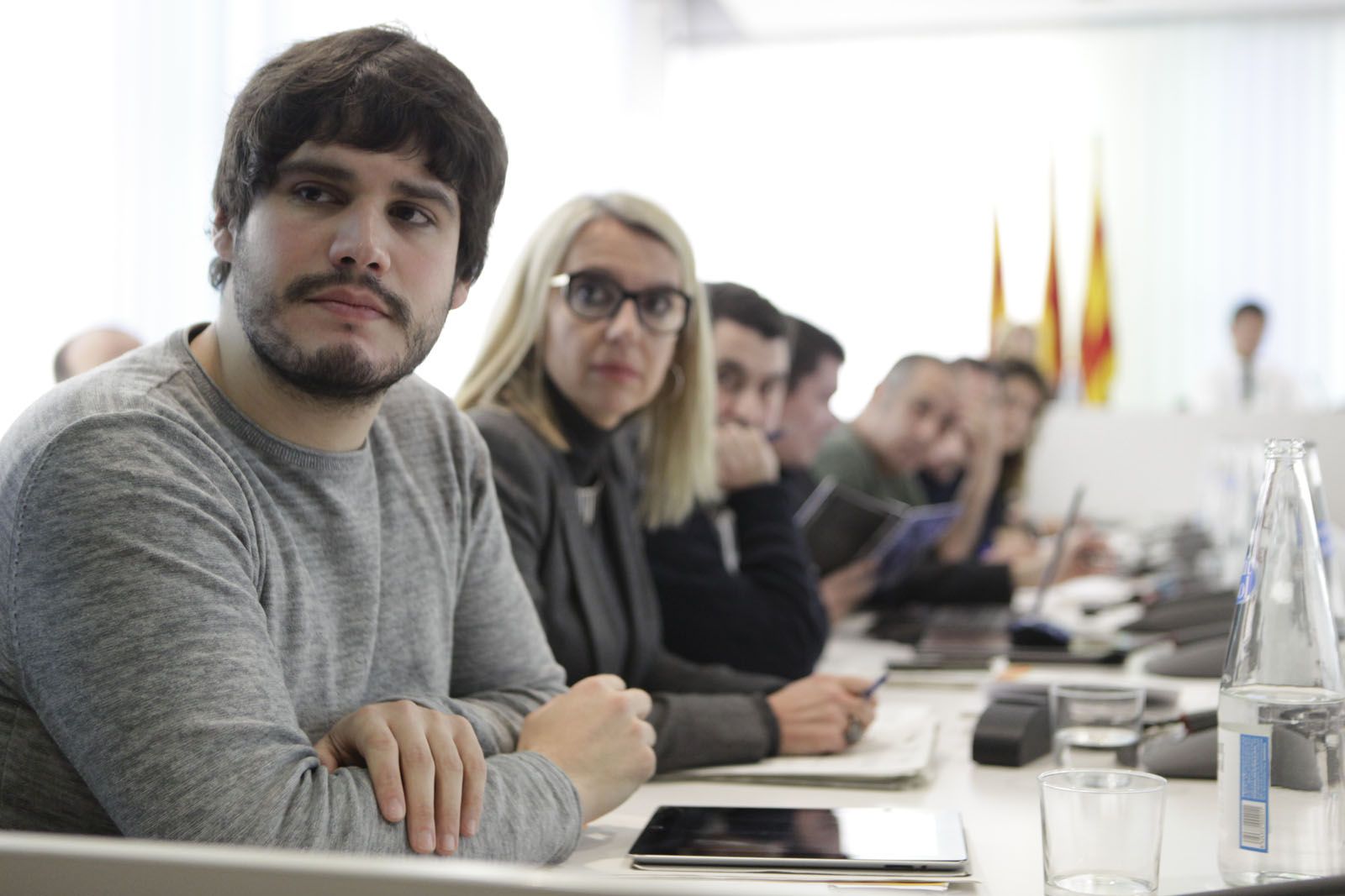 Mireia Ingla, en el Ple Municipal d'aquest dilluns FOTO: Artur Ribera