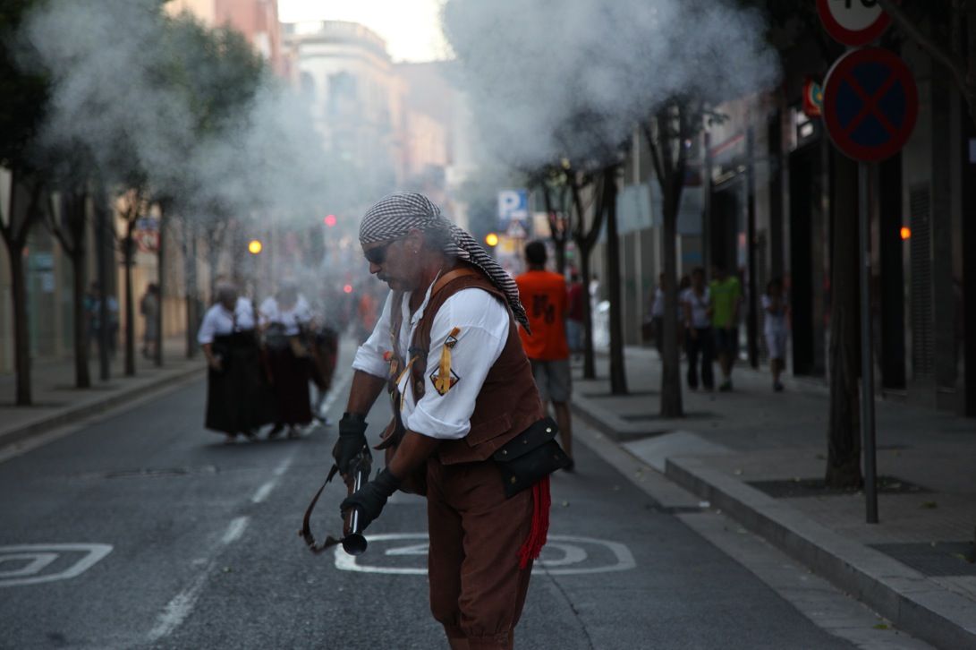 Els trabucaires fa 4 anys que van tornar a Sant Cugat FOTO: Lali Puig