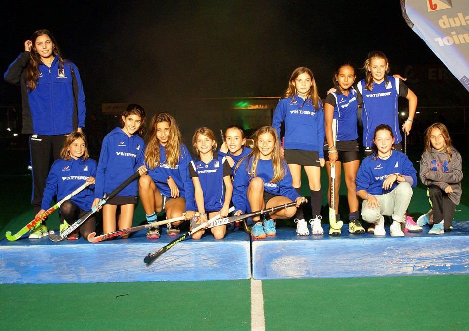 L'aleví B femení del Junior FC ha estat campió de Catalunya d'hoquei sala FOTO: Junior FC