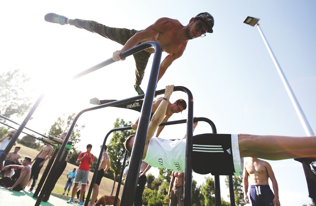 Sant Cugat disposa de dos parcs de barres, al Parc de la Pollancreda i al Parc de can Matas FOTO: Lali Puig