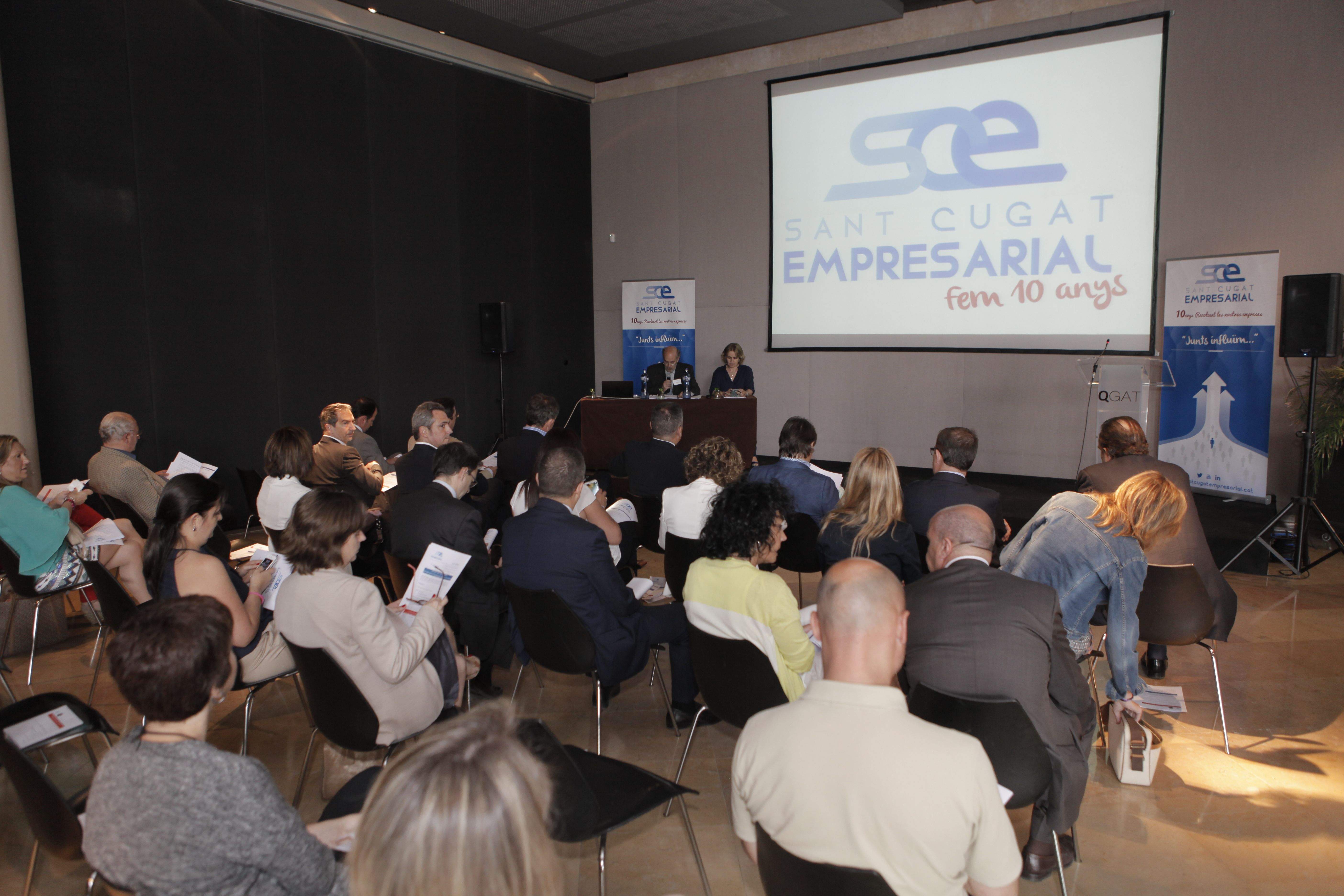 Sant Cugat Empresarial culmina al celebració del seu desè aniversari amb un acte al Teatre-Auditori FOTO: Artur Ribera