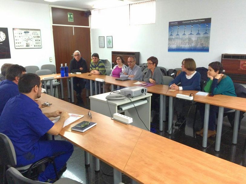 Moment de la reunií FOTO: @JordiArnaizM