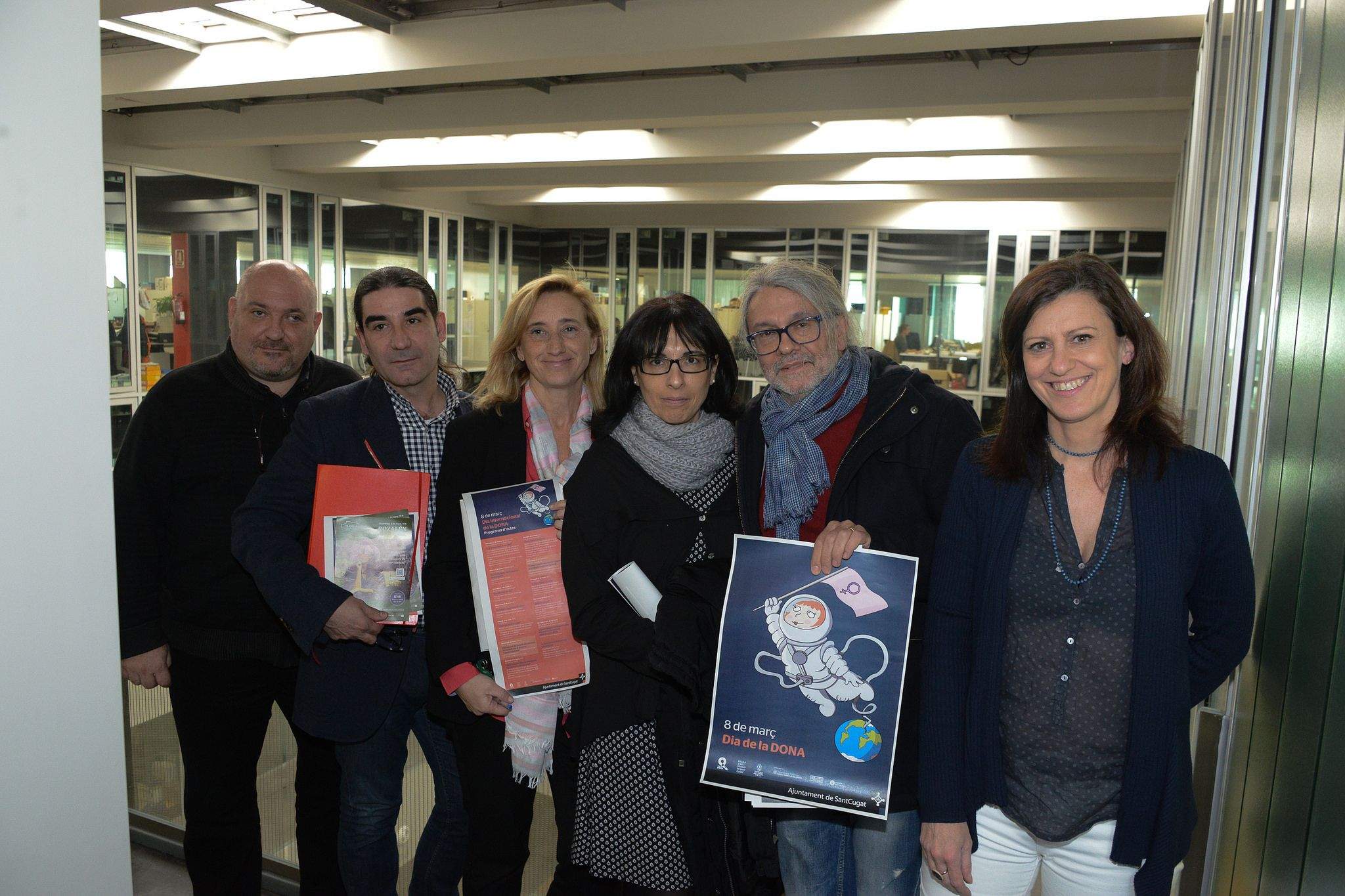 Presentació dels actes del Dia de la Dona FOTO: Localpres